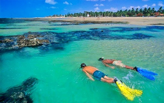 Mar cristalino em Flecheiras